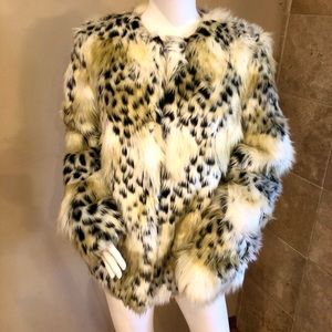 Betsey Johnson Faux Fur Jacket